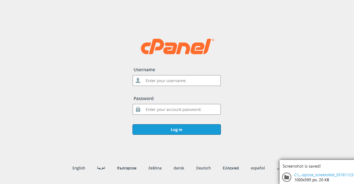 Cpanel Login