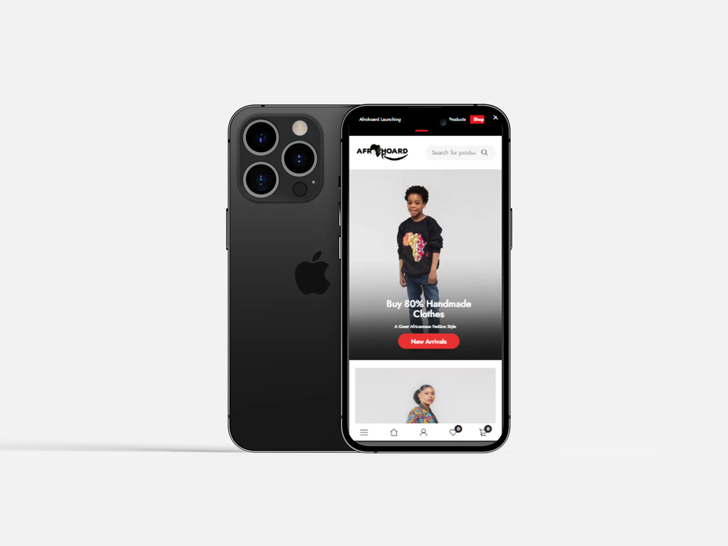 Afrohoard ecommerce website
